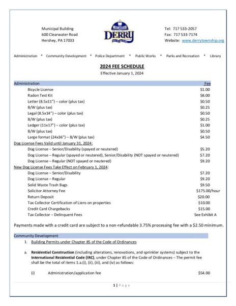 2024 Township Solicitor Hourly Fee Derry Township   2024 Rate Schedule Pdf 464x600 