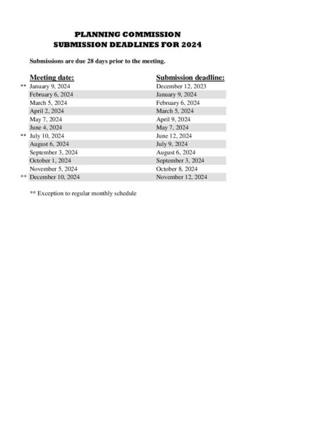 2024 Submission Deadlines Derry Township   SUBMISSION DEADLINES 2024 PC Pdf 464x600 